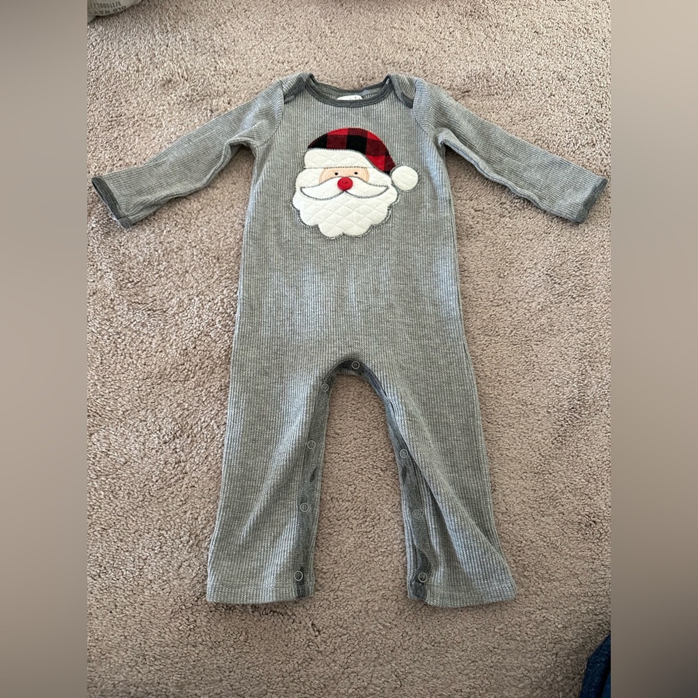 Baby One-Piece Santa Romper